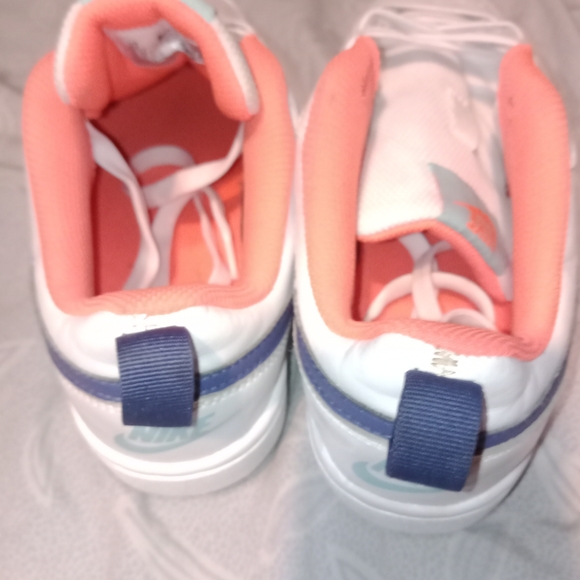 Nike Court Borough Low 2 'White Dark Purple Dust' BQ5448-112 ( Size 6 / 7.5 wome - Picture 10 of 11